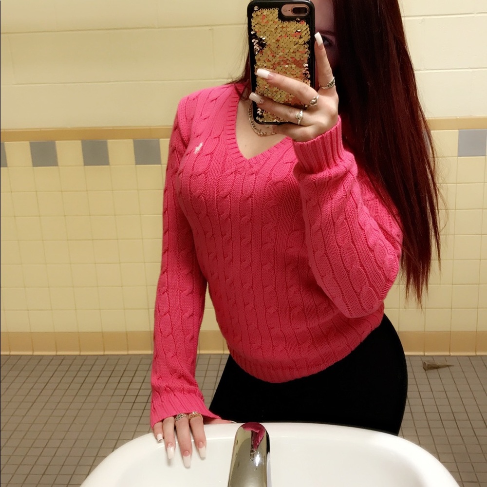 Pink Polo by Ralph Lauren Knit Sweater